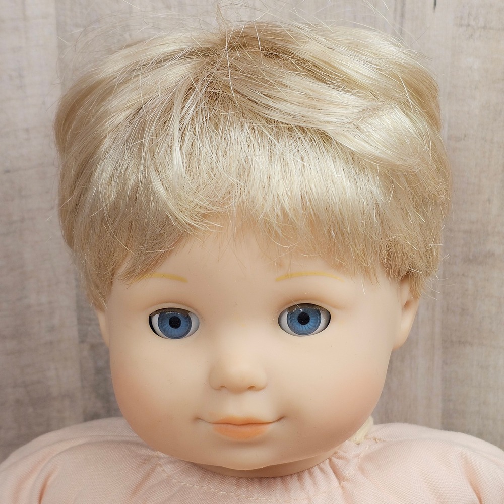 American Girl Pleasant Company Baby Boy Doll Blonde Hair Blue Eyes Vintage - Picture 2 of 8
